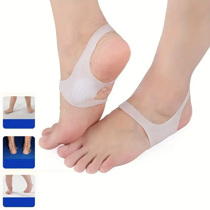 2 stücke Füße Pflege Schmerz linderung Fuß stütze Werkzeug Plattfuß Korrektur Orthese Einlegesohle Planta rfasziitis Füße Kissen Körper gesundheitspflege