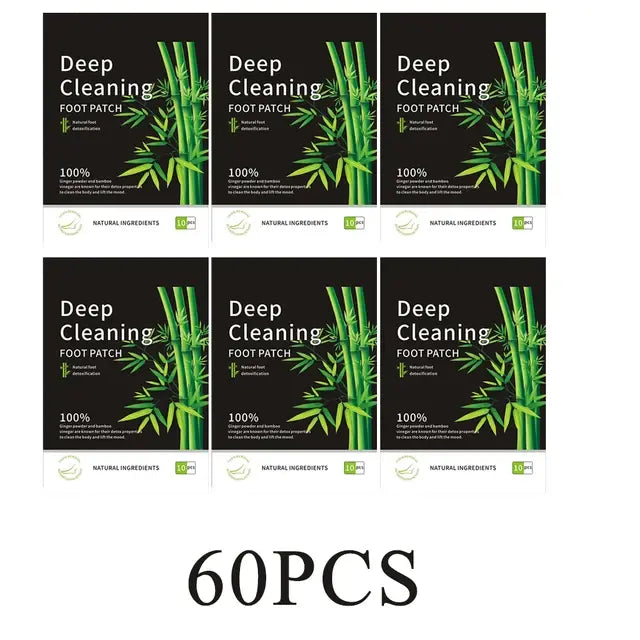 Tiefen reinigendes Fuß pflaster für besseren Schlaf Premium-Fuß polster aus Bambus kohle mit Fußpflege aus Ingwer pulver