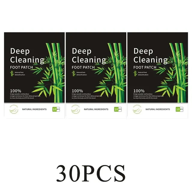 Tiefen reinigendes Fuß pflaster für besseren Schlaf Premium-Fuß polster aus Bambus kohle mit Fußpflege aus Ingwer pulver