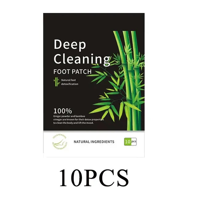 Tiefen reinigendes Fuß pflaster für besseren Schlaf Premium-Fuß polster aus Bambus kohle mit Fußpflege aus Ingwer pulver