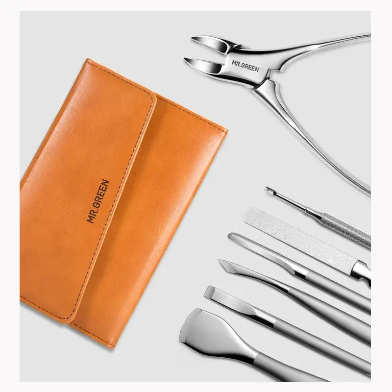 MR. GRÜN Pediküre Messer Set Professionelle Eingewachsene Zehennagel Fuß Pflege Werkzeuge Edelstahl Nagel Zangen Clipper Remover Kit