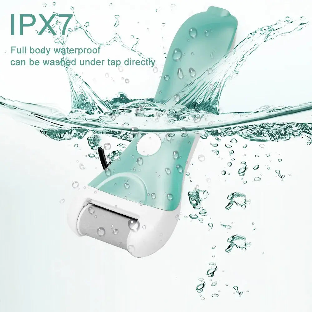 Elektrische Fuß feile Pediküre Werkzeuge Füße Kallus entferner wiederauf ladbare Fuß wäscher Füße Pflege für tote, hart rissige trockene Haut