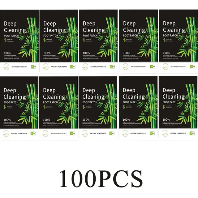 Tiefen reinigendes Fuß pflaster für besseren Schlaf Premium-Fuß polster aus Bambus kohle mit Fußpflege aus Ingwer pulver