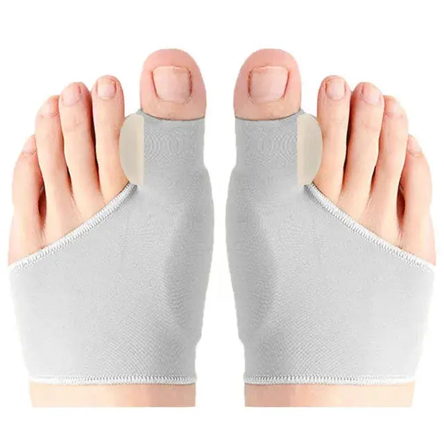 Toe Separator Hallux Valgus Bunion Corrector Orthesen Fuß Knochen Daumen Teller Korrektur Pediküre Socke Haarglätter