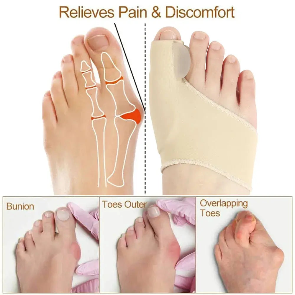 1 paar Toe Separator Bunion Corrector Toe Brace Orthopädische Hallux Valgus Relief Knochen Daumen Teller Korrektur Für Männer Und Frauen