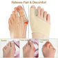 Toe Separator Hallux Valgus Bunion Corrector Orthesen Fuß Knochen Daumen Teller Korrektur Pediküre Socke Haarglätter